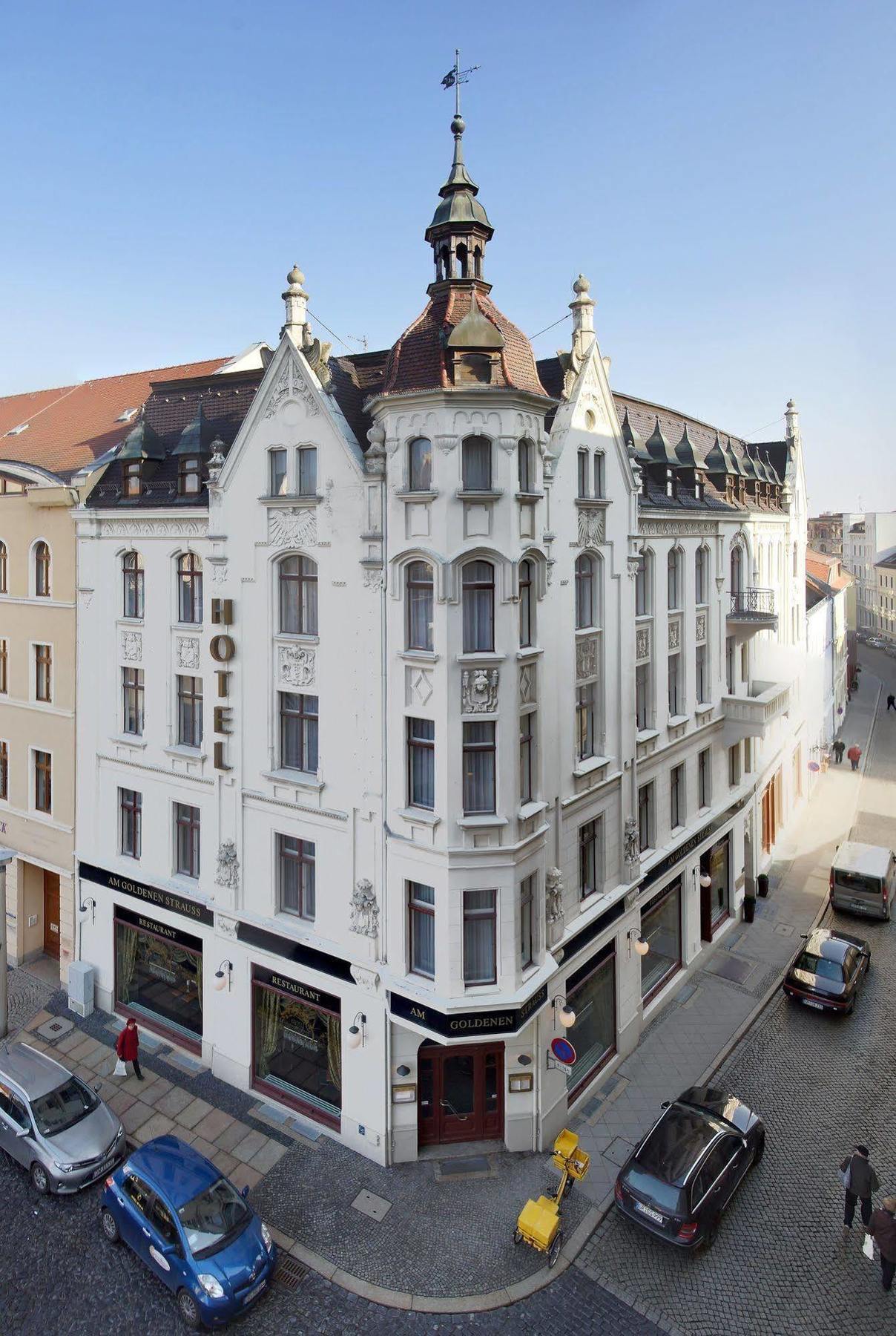 Akzent Hotel Am Goldenen Strauss Görlitz Exteriör bild